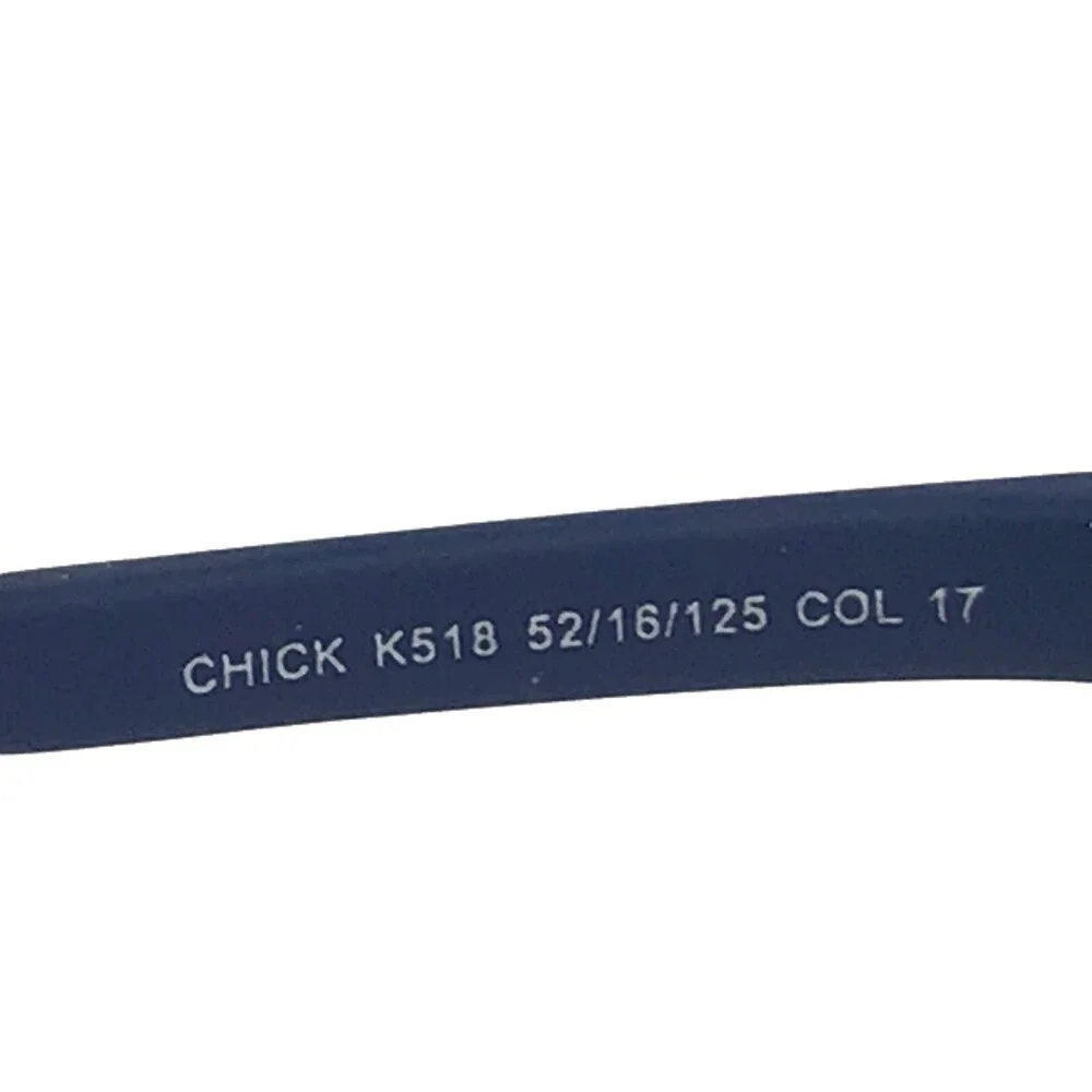 Chick Eyeglasses Frames K518 COL 17 Matte Blue Square Full Rim 52-16-125